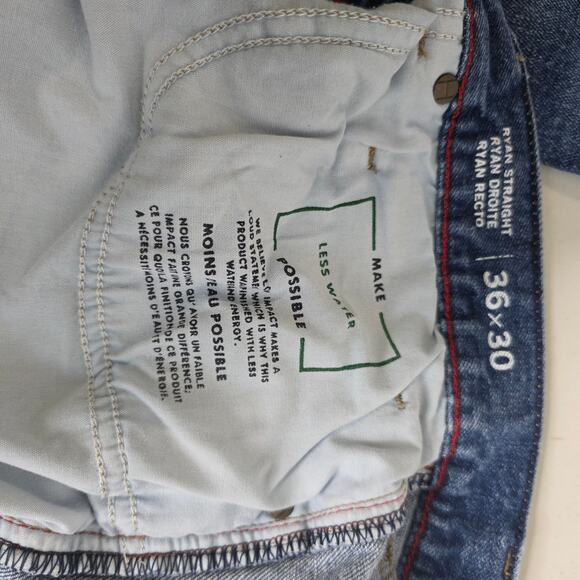 Tommy Jeans, Ryan Straight Blue Jeans, men 36 x 30 - Picture 3 of 8
